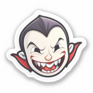 Sticker Vibes vampiriques : Halloween Ghoul et Vampire