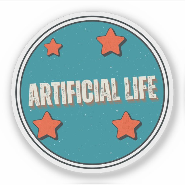 Sticker Vie artificielle (Devant)