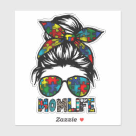 Sticker Vie de maman autiste, Cadeau de la Journée de sens