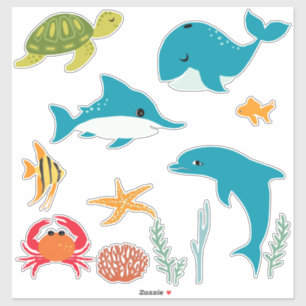 Sticker Vie marine