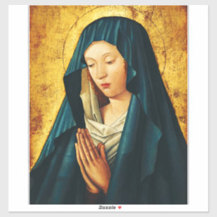 Sticker Vierge Marie Hodegetria Icône Byzantine Catholique
