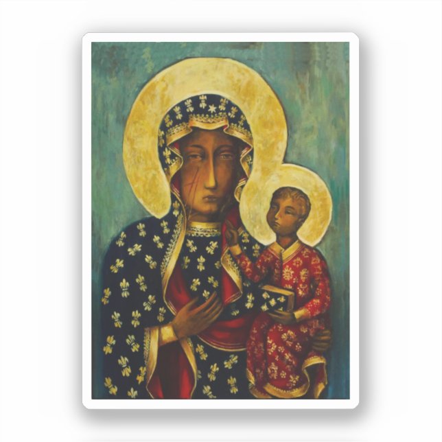 Sticker Vierge noire de Częstochowa (Recto)