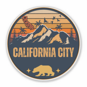 Sticker Ville de Californie, Californie
