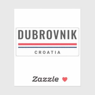 Sticker Ville de Dubrovnik Croatie