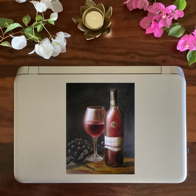 Sticker Vin rouge (Créateur téléchargé)