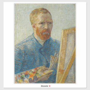 Sticker Vincent Van Gogh Master Artiste Autoportrait