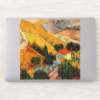 Vincent van Gogh - Paysage, Maison et Plowman