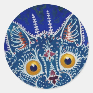 Sticker vintage Blue Cat