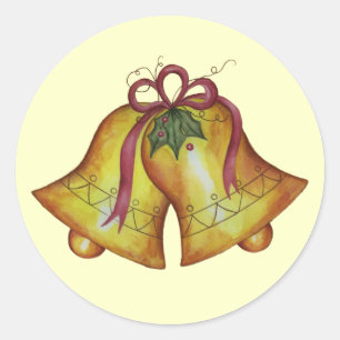 Sticker Vintage Christmas Bells