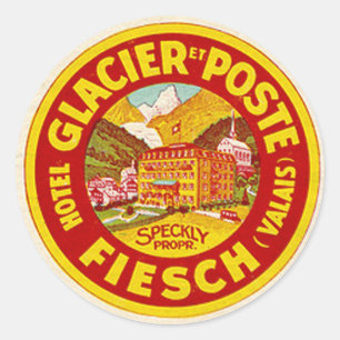 Sticker vintage Hotel & Travel