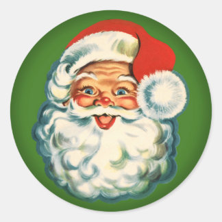 Sticker vintage Santa Claus