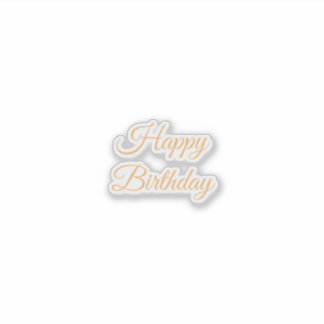 Sticker Vinyl Anniversaire