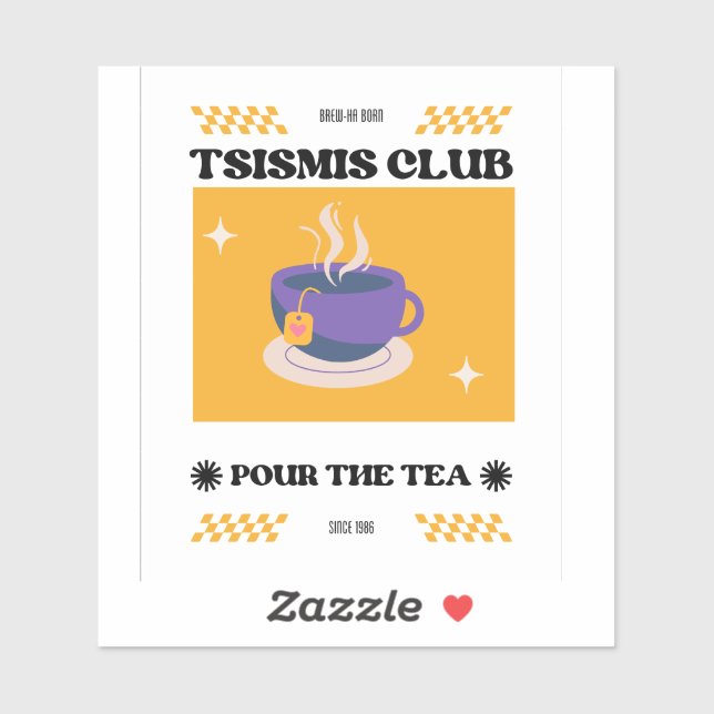 Sticker Vinyl Club Tsismis (Feuille)