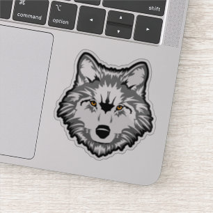 Sticker Vinyl Coupé Personnalisé Wolf