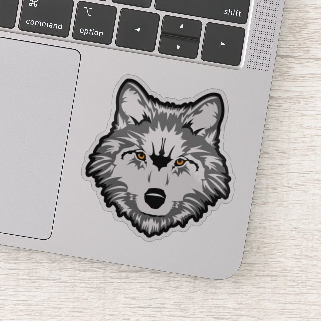 Sticker Vinyl Coupé Personnalisé Wolf (Détail)