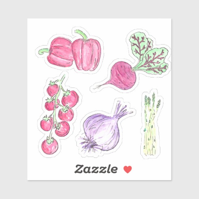 Sticker Vinyl Coupé Veggie (Feuille)