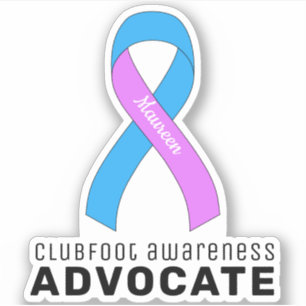 Sticker Vinyl de Clubfoot Awareness Advocate