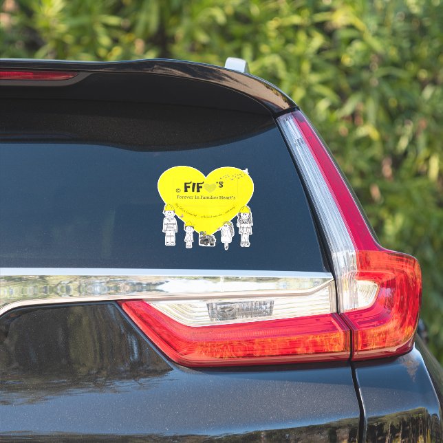 STICKER Vinyl - FAMILLE FIFO (Côté voiture)