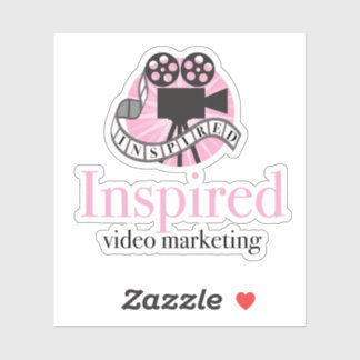 Sticker Vinyl Marketing Vidéo Inspiré