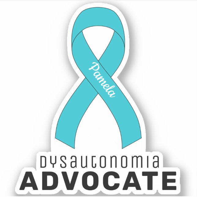 Sticker Vinyl pour Dysautonomia Advocate (Devant)