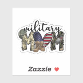 Sticker Vinyl pour maman militaire