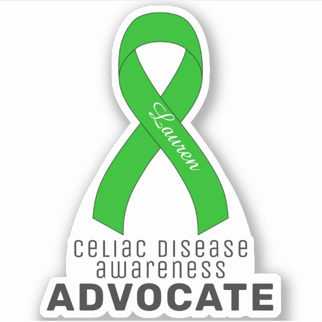 Sticker Vinyl Sensibilisation aux maladies coeliaq (Devant)