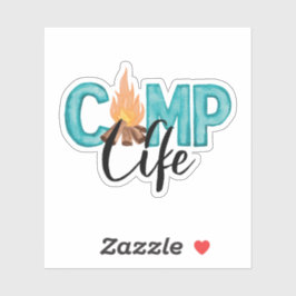 Sticker Vinyl Vie Camp