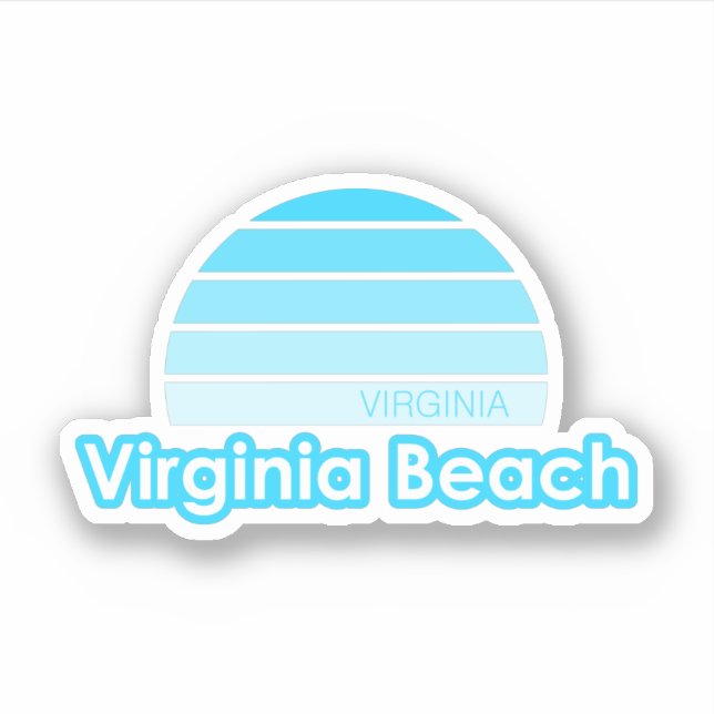 Sticker Virginia Beach (Devant)