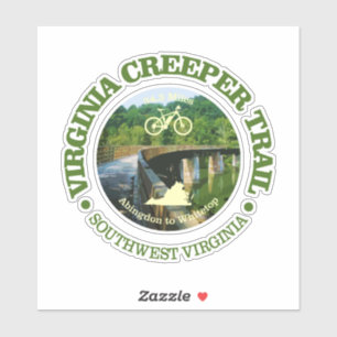 Sticker Virginia Creeper Trail (Cycling C)