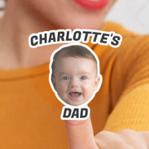 Visage bébé personnalisé, Nouveau père personnalis