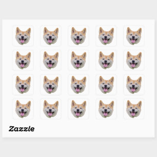 Sticker Visage Chien, Cadeaux Amoureux de les chie