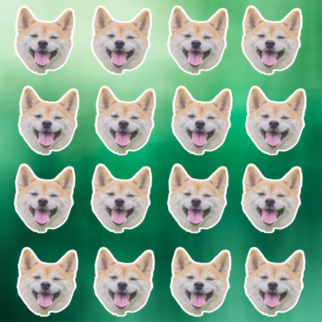Sticker Visage Chien, Cadeaux Amoureux de les chie (Créateur téléchargé)