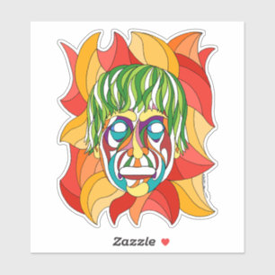 Sticker Visage Grimace