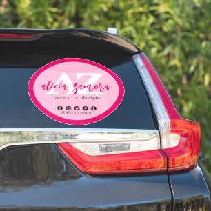 Sticker Viva Moderne Magenta Social Media Influencer Perso