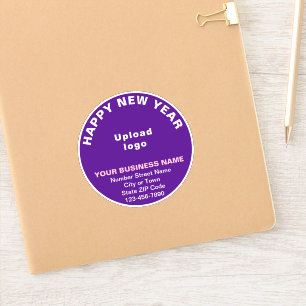 Sticker Vœu d'affaires pour la nouvelle année sur vinyle r