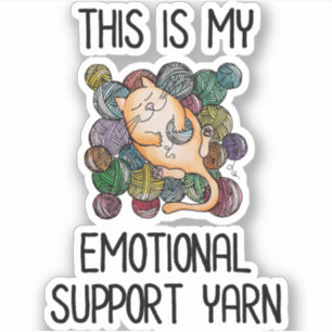 Sticker Voici Mon Fil De Soutien Émotionnel