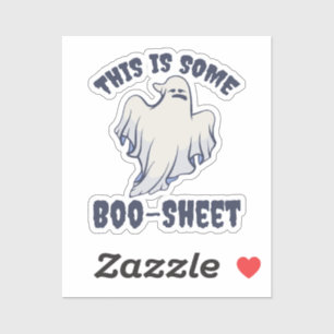 Sticker Voici un Boo Sheet Sassy Ghost