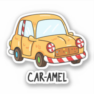 Sticker Voiture-amel Funny Candy voiture-jeu