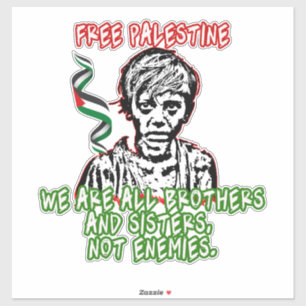 Sticker voiture Palestine, Drapeau Palestine Decal