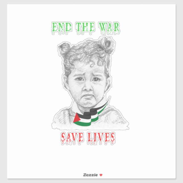 Sticker voiture Palestine, Drapeau Palestine Decal (Feuille)