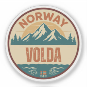 Sticker Volda, Norge Norvège