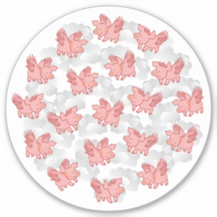 Sticker Voler des cochons