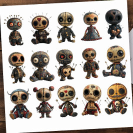 Sticker Voodoo Dolls