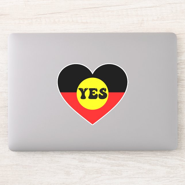Sticker Vote Oui À La Voix - Voix Indigène (Ordinateur)