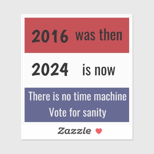 Sticker Vote pour Sanity (Feuille)