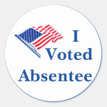 Sticker Voter Absentee