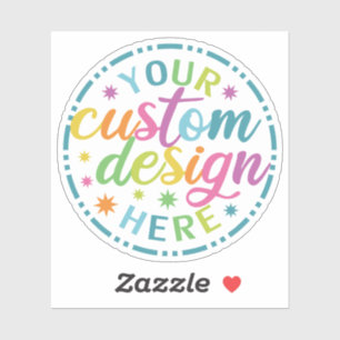 Sticker Votre conception personnalisée ici Unisex Merch