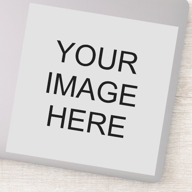 Sticker Votre image, Modèle (Détail)