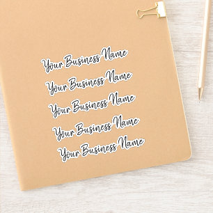 Sticker Votre logo d'entreprise personnalisé avec plusieur