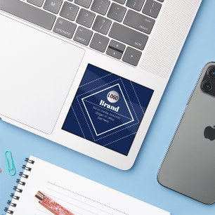 Sticker Votre logo et design moderne personnalisable Ble